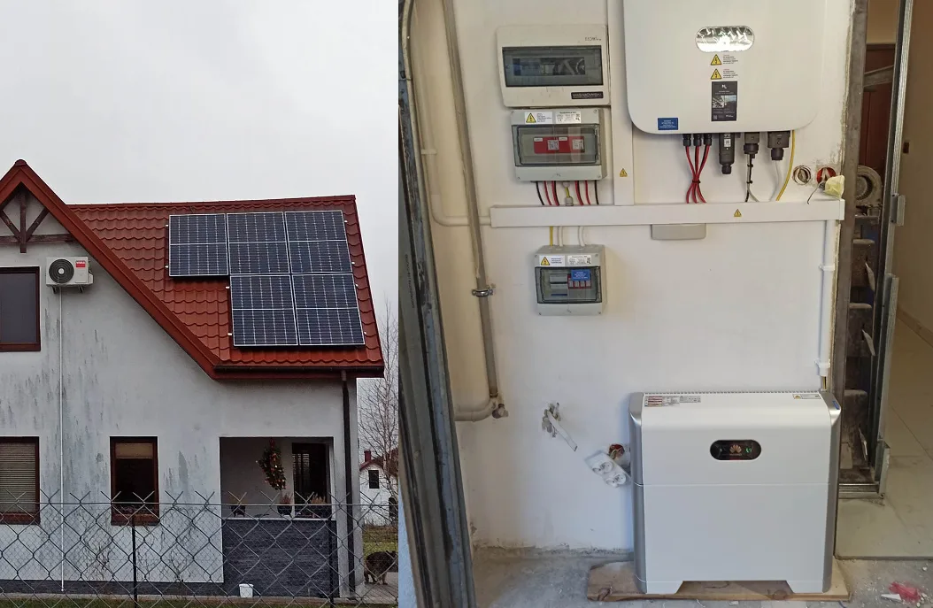 Ekipa podczas montażu instalacji fotowoltaicznej