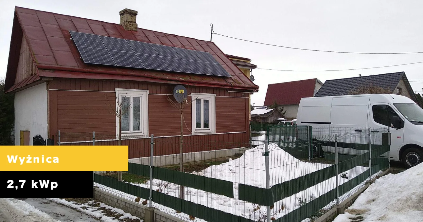 Instalacja fotowoltaiczna w miejscowości Wyżnica