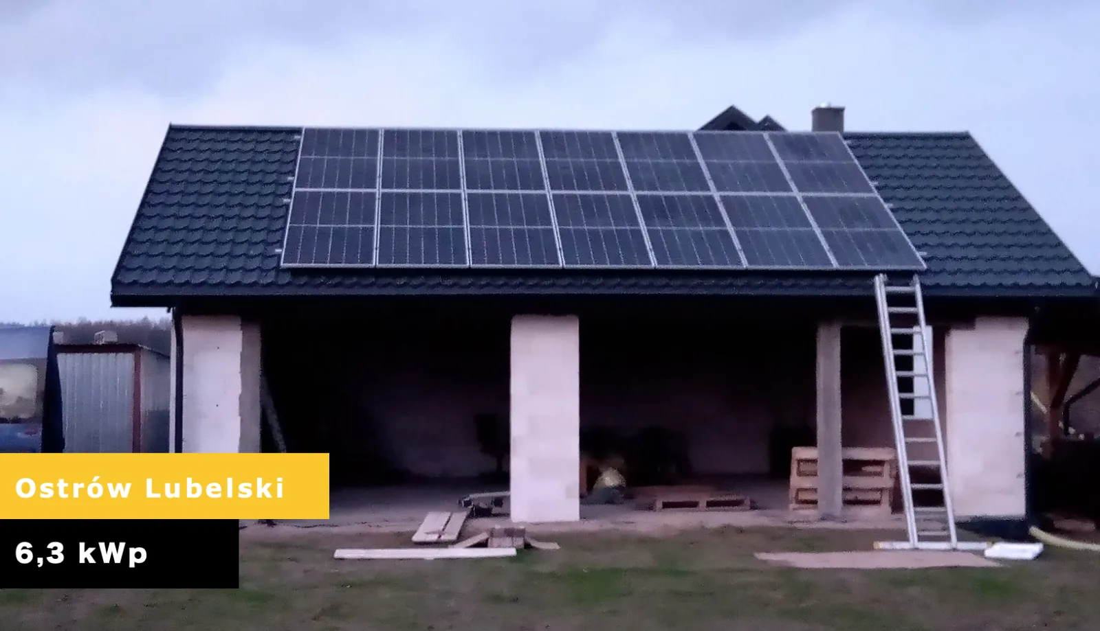 Instalacja fotowoltaiczna w miejscowości Ostrów Lubelski